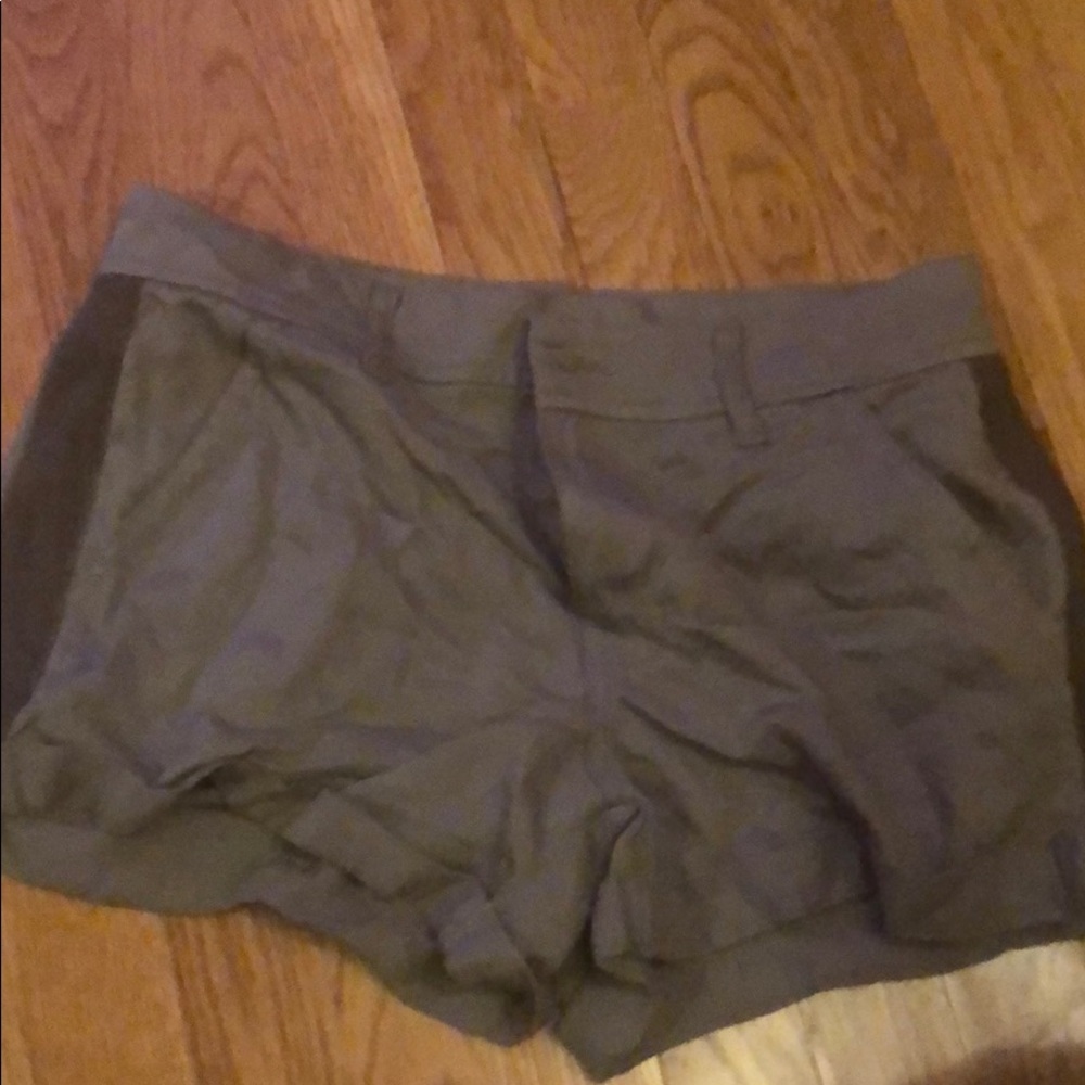 Olive green shorts